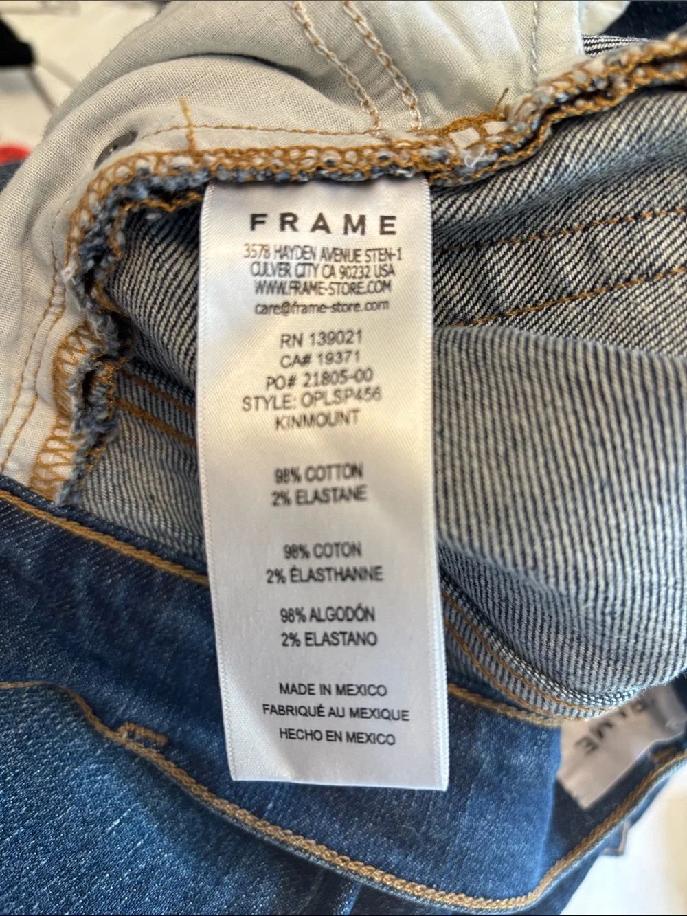 Frame la palazzo Dark Blue Wide-Leg Jeans size 26 mint